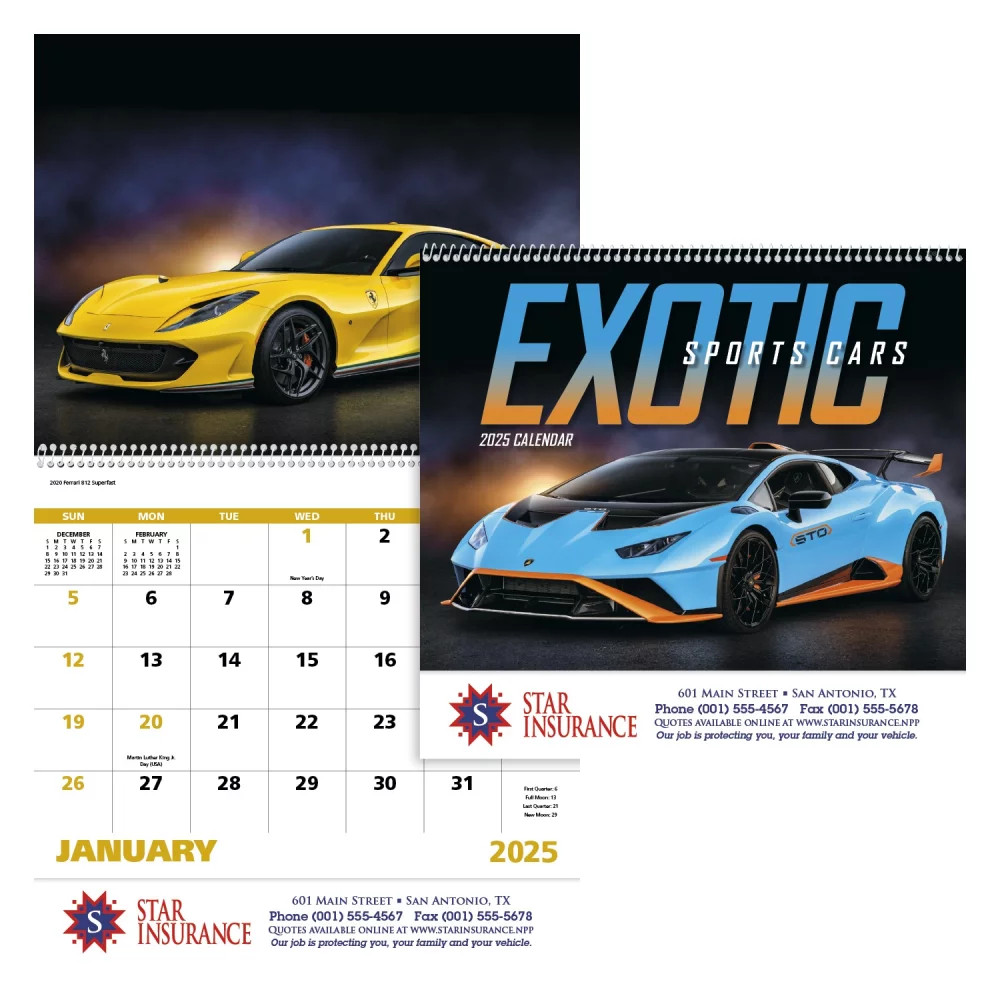 Voitures de sport exotiques - Spirale