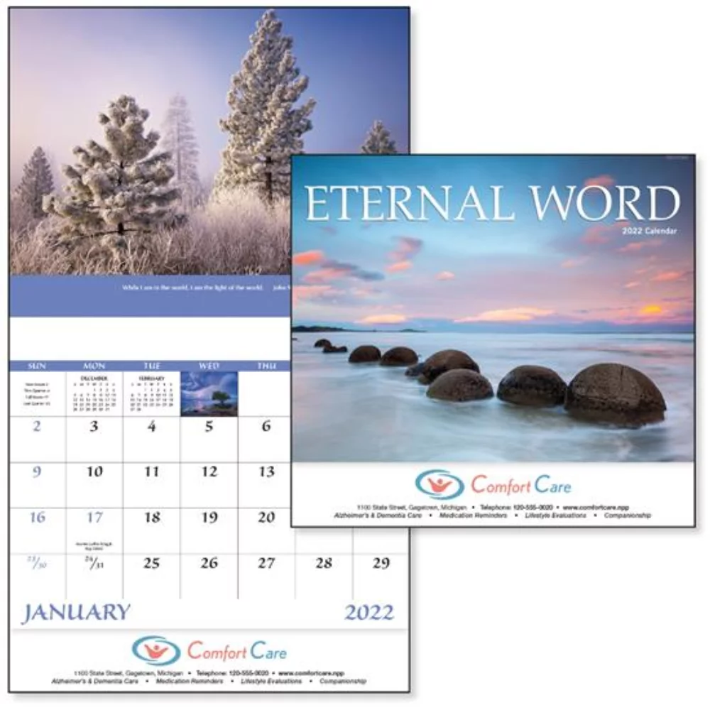 Calendrier agrafé Good Value® Eternal Word