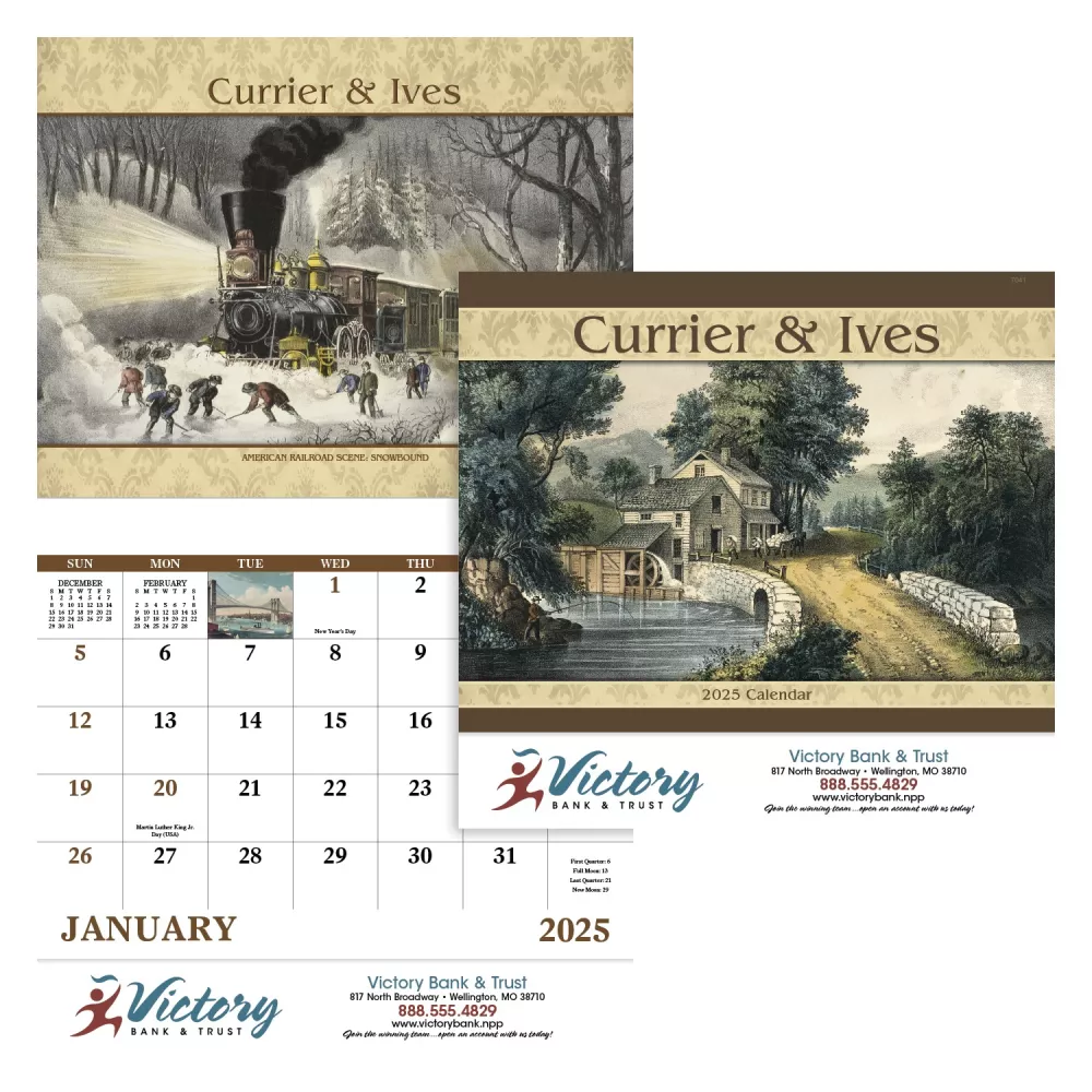 Currier & Ives - Agrafé