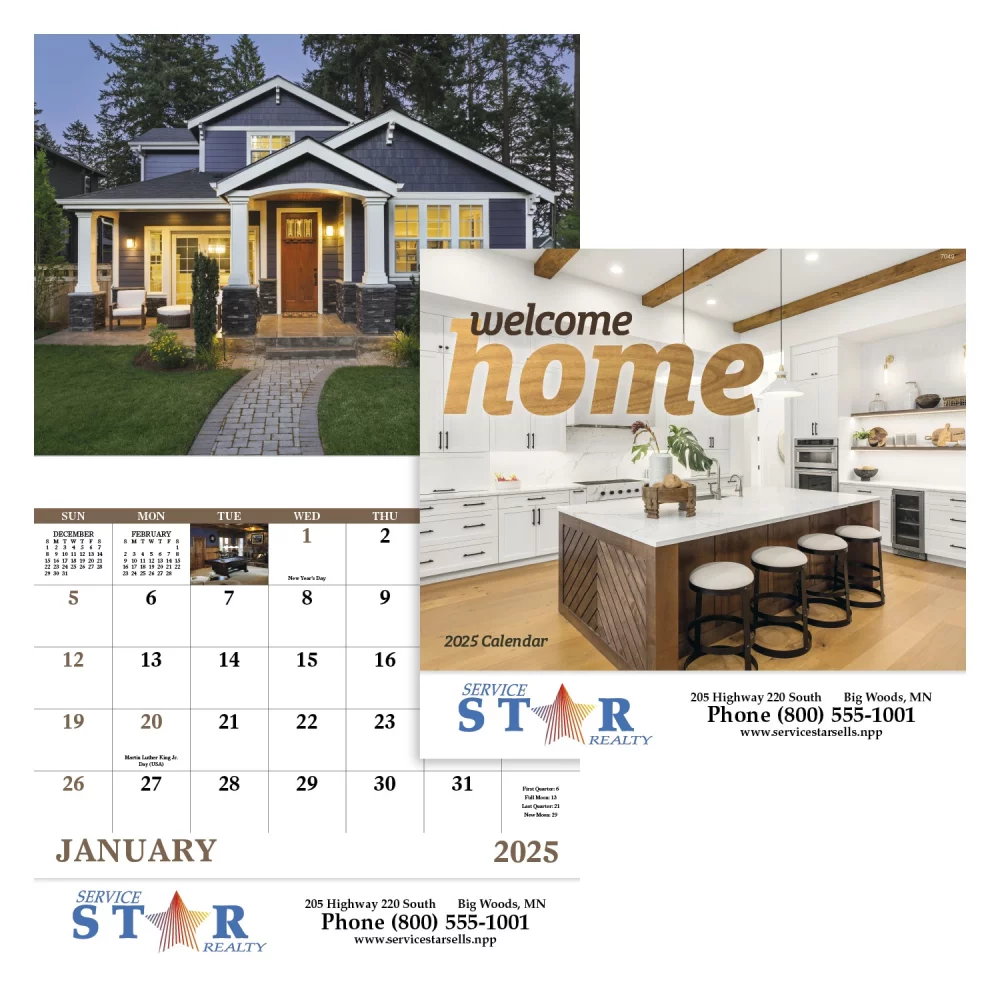 Bienvenue à la maison - Agrafé