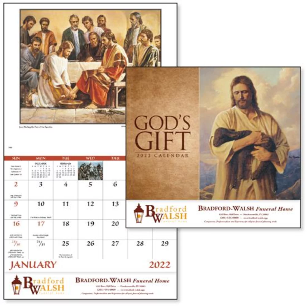 Calendrier agrafé Good Value® God's Gift