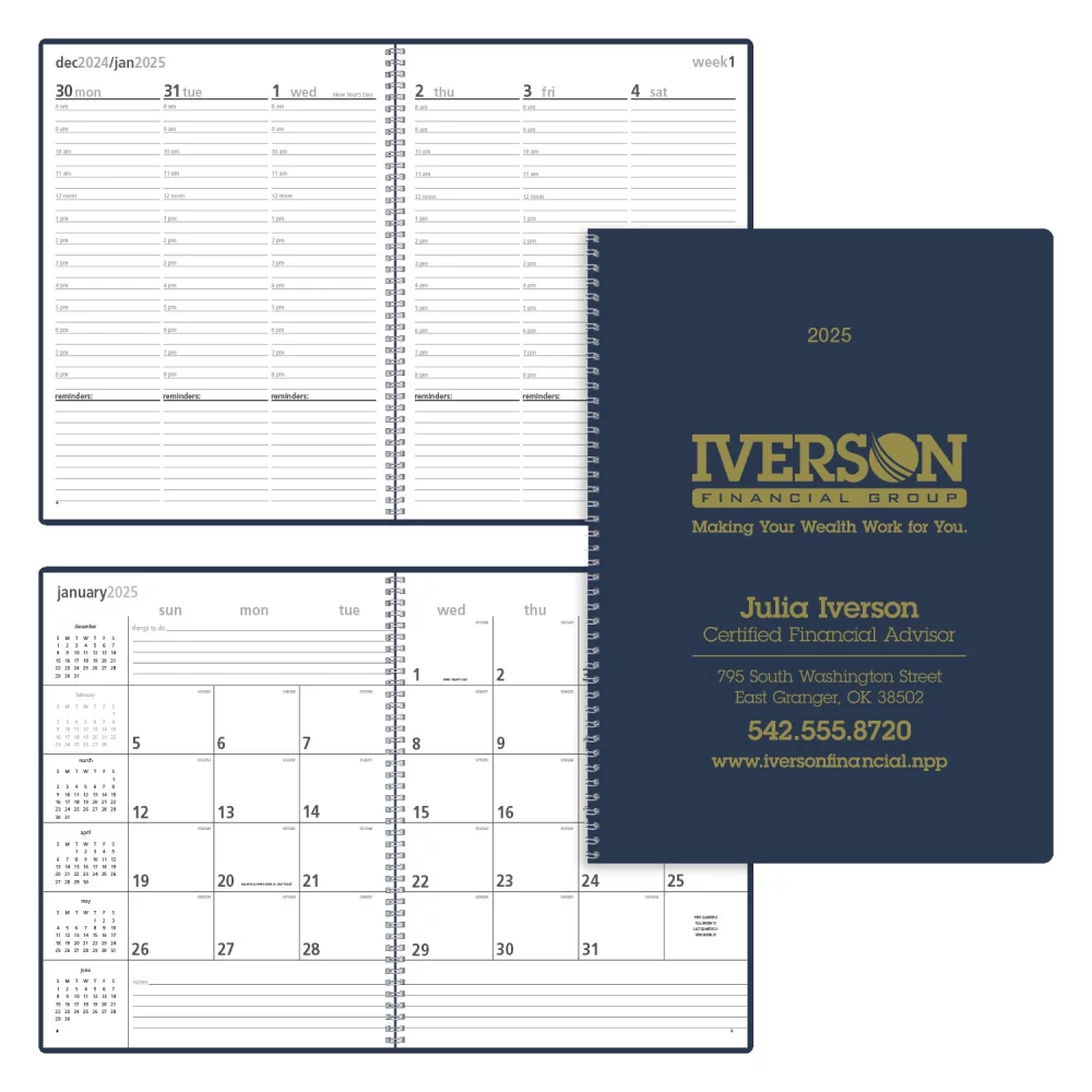 Monthly & Weekly Planner