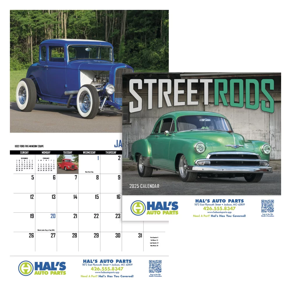 Calendrier de rendez-vous Street Rod Fever - Agrafé