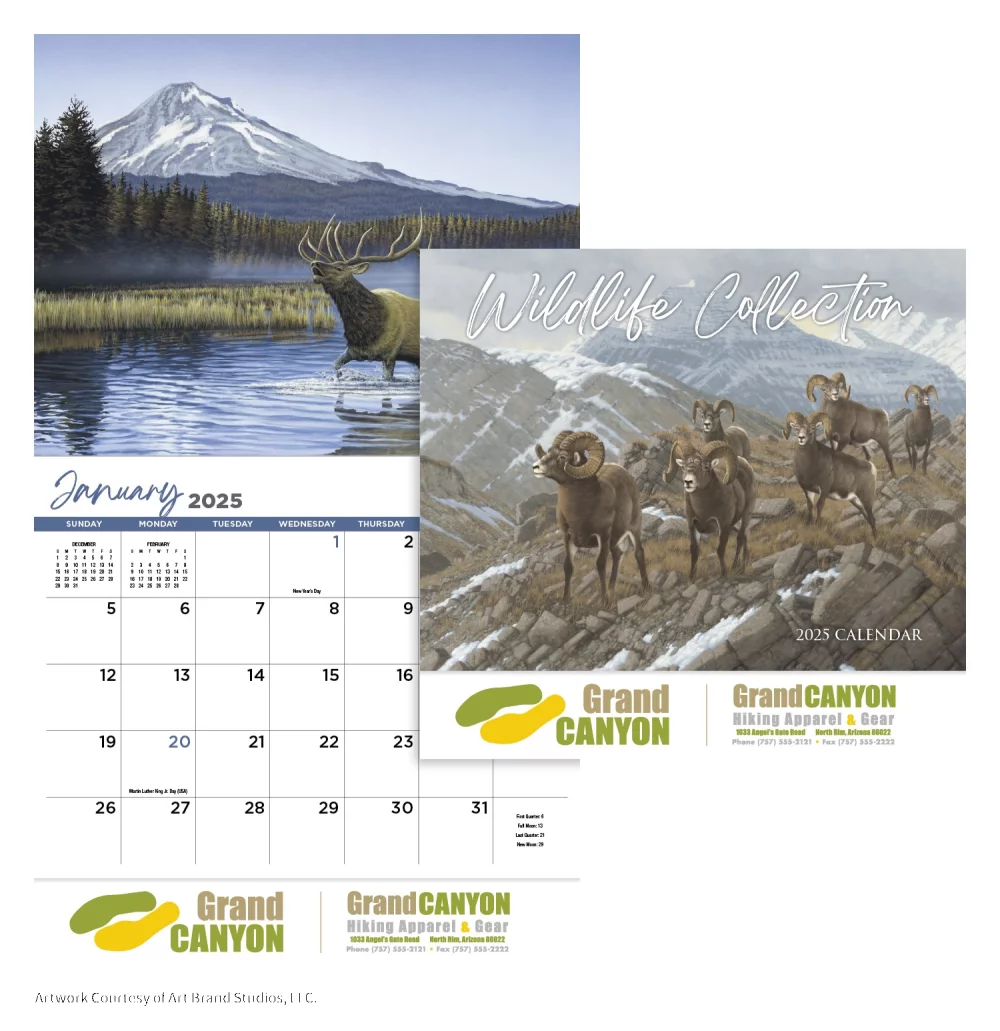 Calendrier de rendez-vous pour la collecte de la faune sauvage - Agrafé