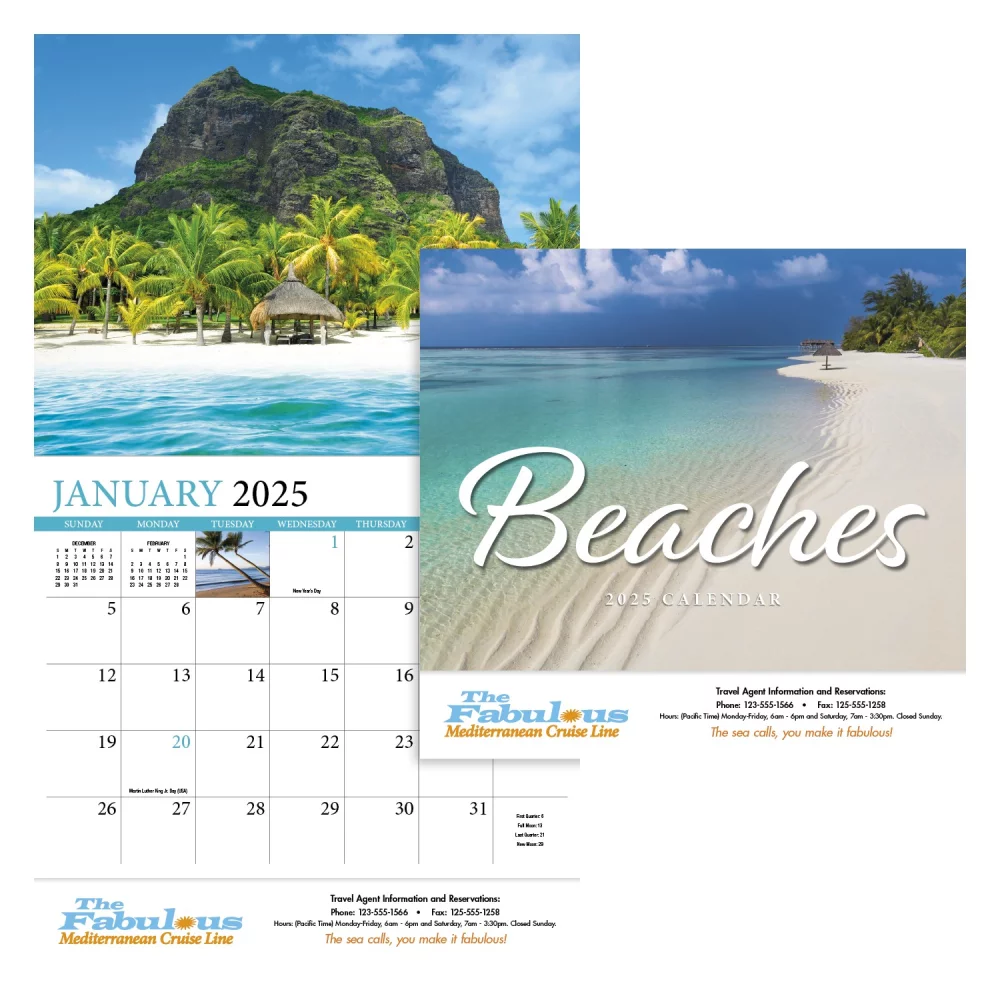 Calendrier de rendez-vous des plages - Agrafé