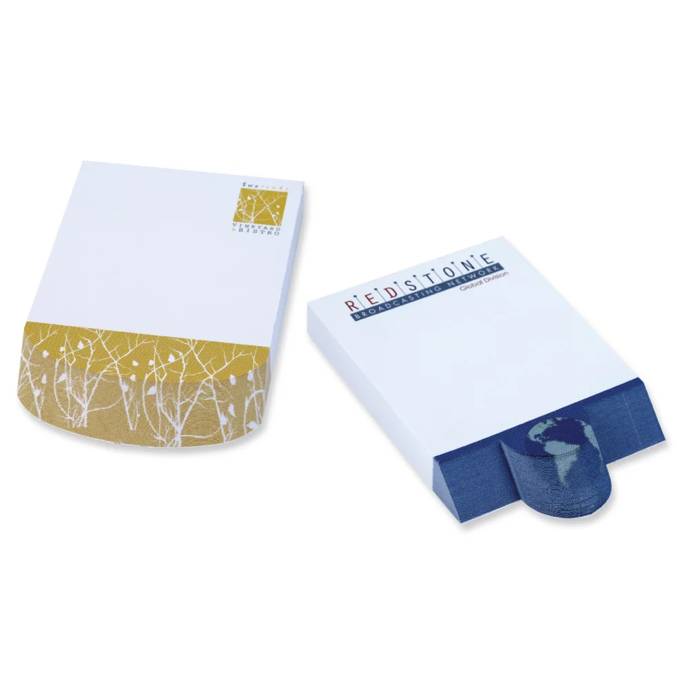 Bloc-notes adhésifs Souvenir® 4" x 6" avec bord biseauté