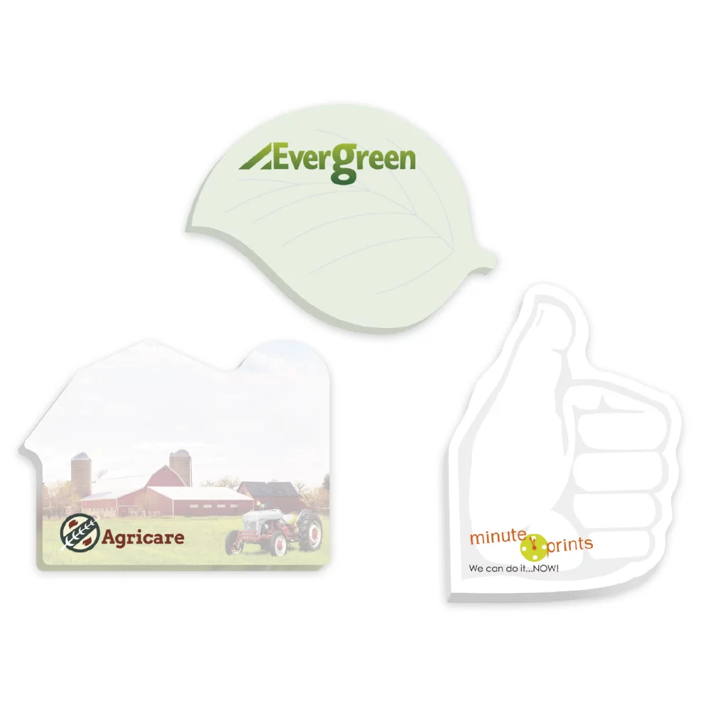 Bloc-notes adhésif Souvenir® Sticky Note™ 4" x 3", découpe, 25 feuilles