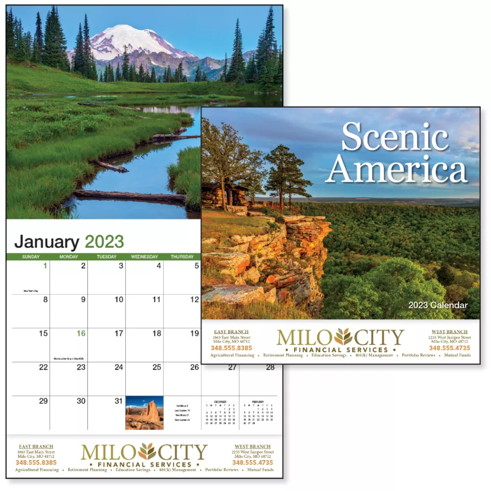 Calendrier de rendez-vous Scenic America®