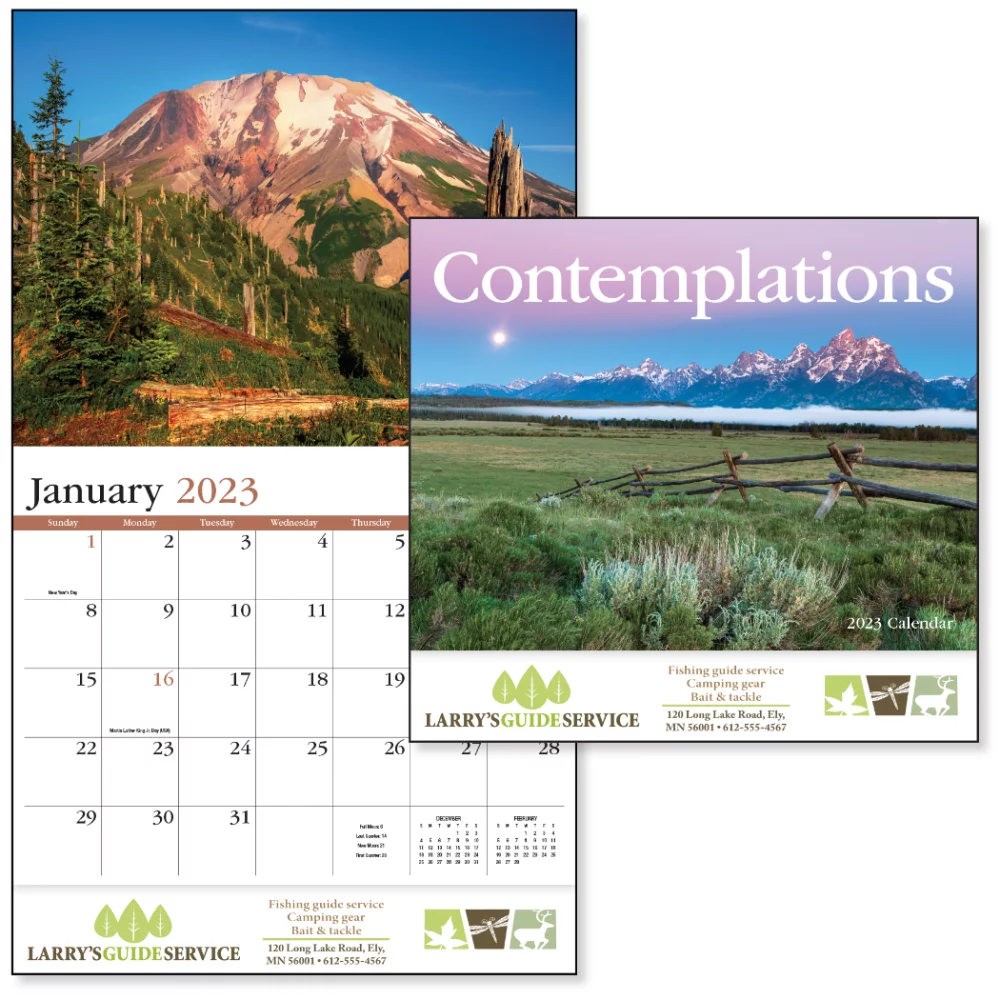 Contemplations Appointment Calendar - Stapled