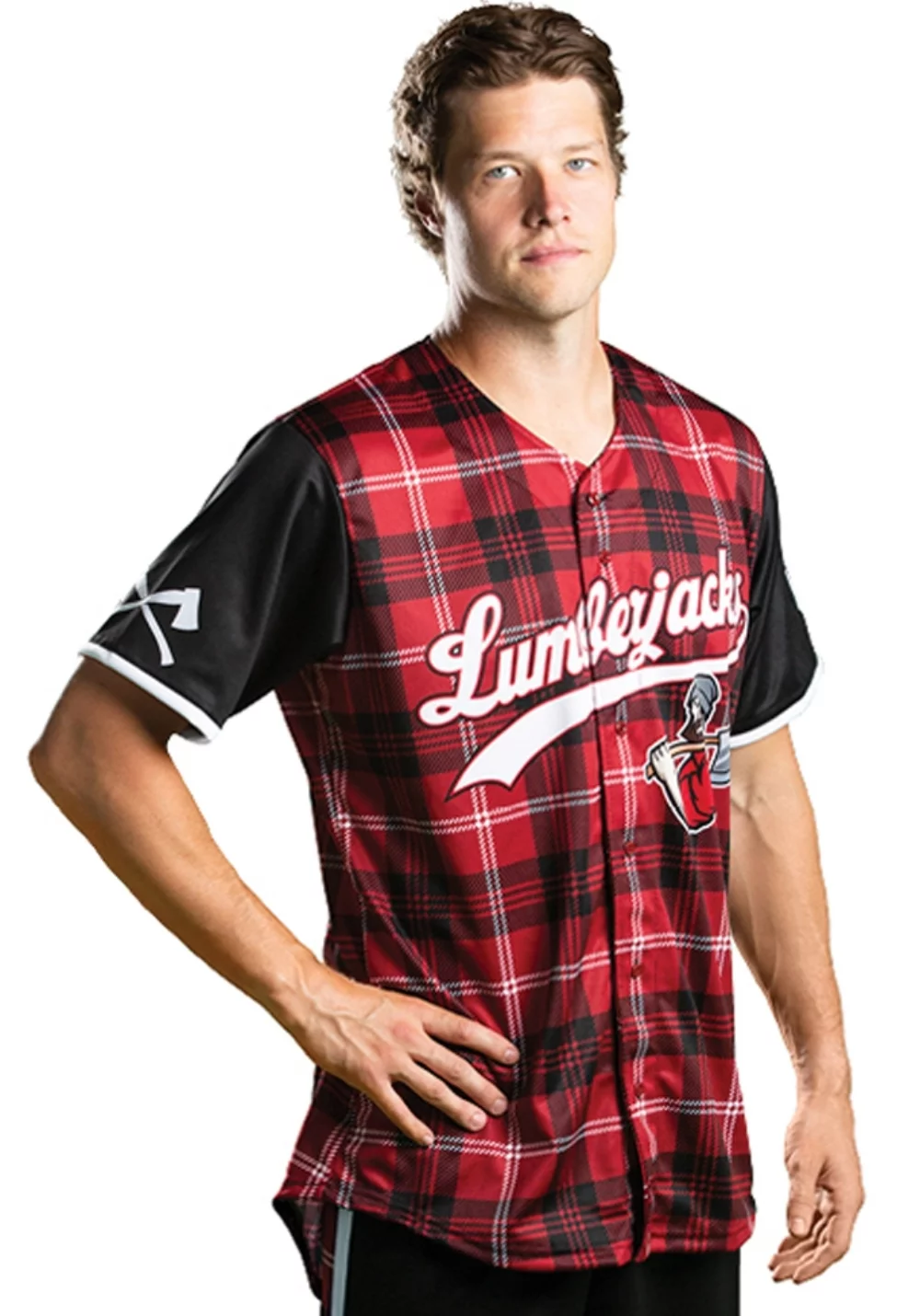 Maillot de baseball à boutons complets