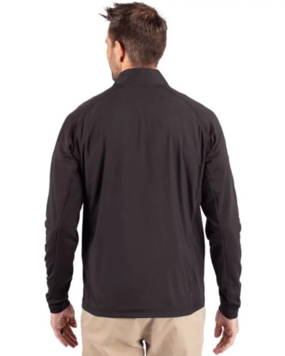 Cutter & Buck Adapt Eco Knit Hybrid Recycled Mens Big & Tall Full Zip Jacket