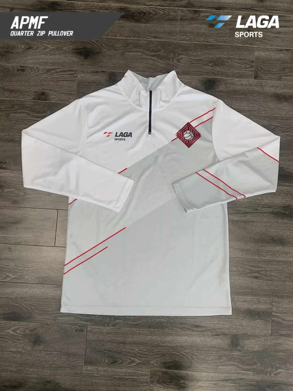 Light Quarter Zip Pullover Sweater