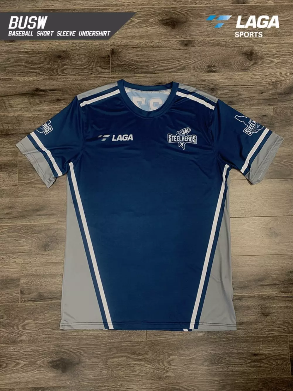 Maillot de corps à manches courtes de baseball