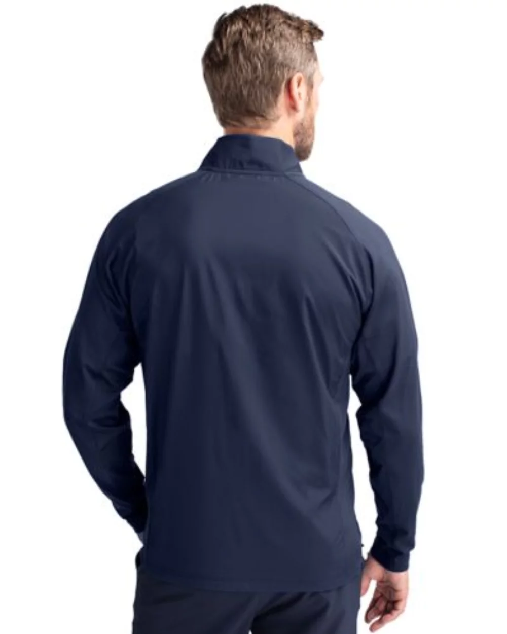 Veste zippée Cutter & Buck Adapt Eco Knit Hybrid recyclée pour homme grande taille