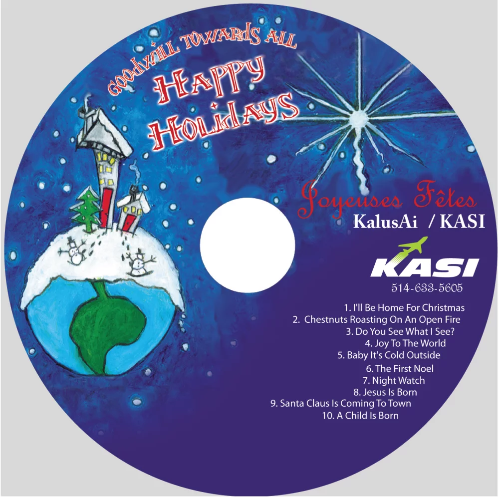 Musique de Noël sur CD