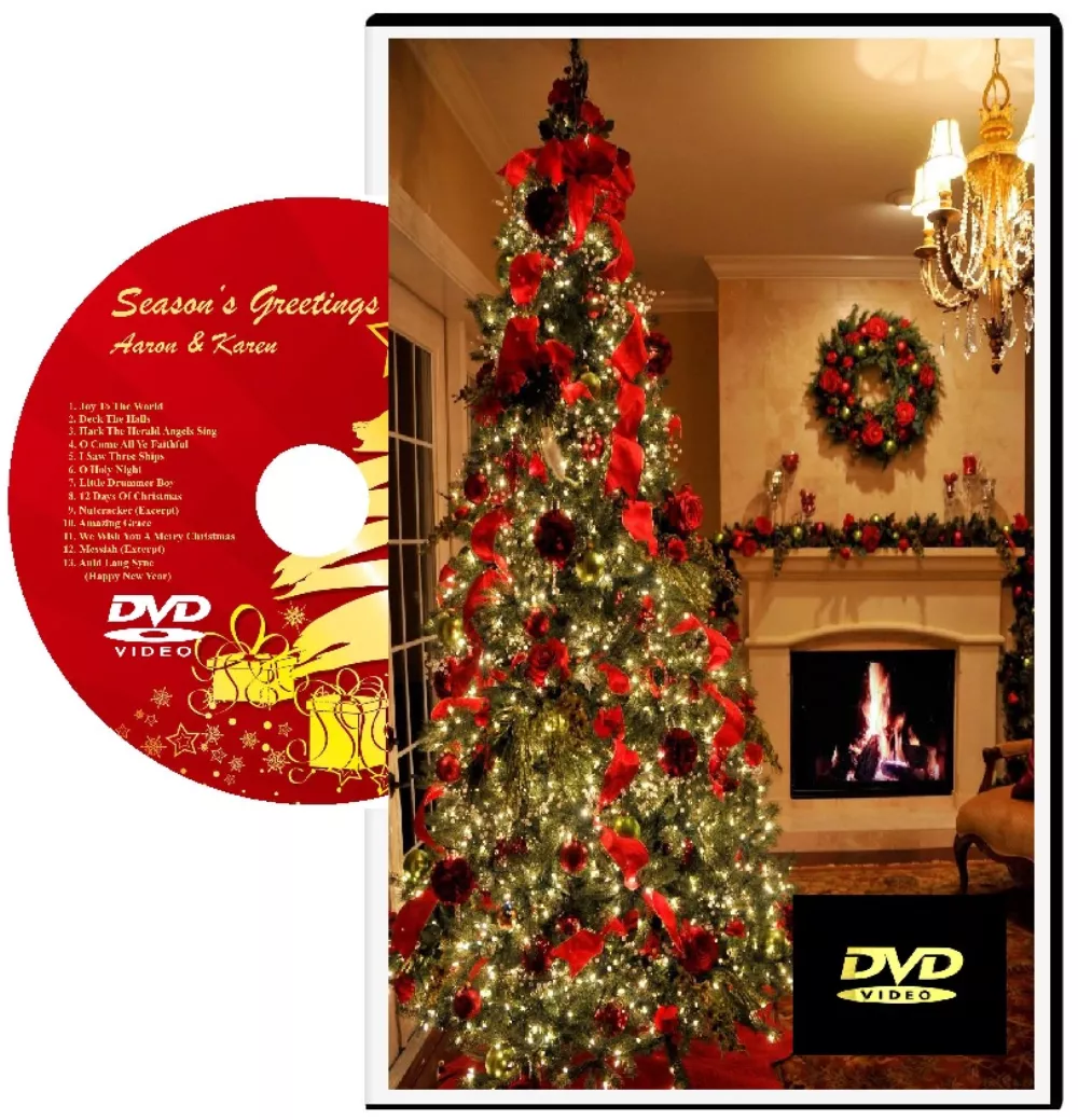 Musique de Noël pour cheminée en DVD