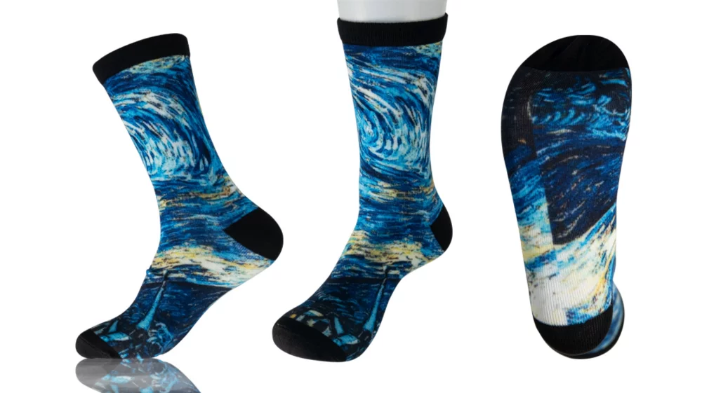 Chaussettes ''THE COMBO'' Impression jet d'encre 360 - Taille Crew adaptée à presque tous