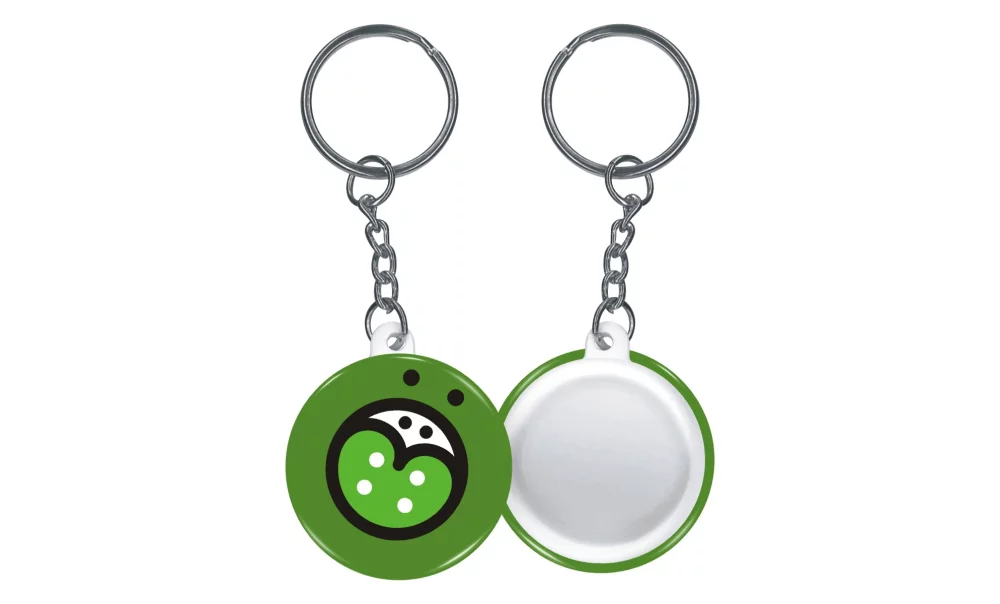 Button - Round 1-1/2'' Key Holder - Printed digitally 4 color process