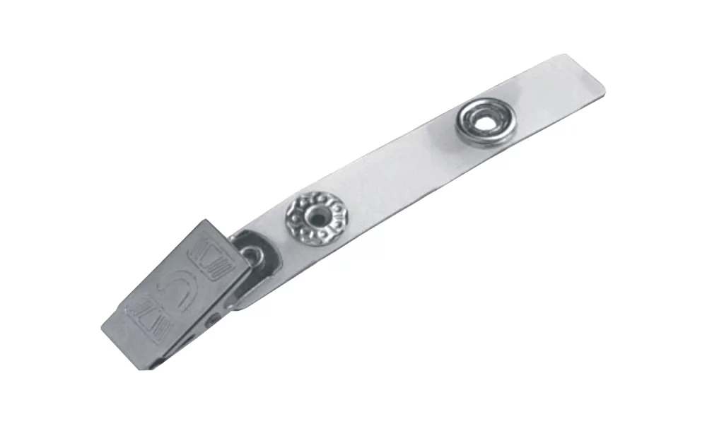 Sangle en PVC transparente de 2-3/4 pouces avec pince bulldog #602F