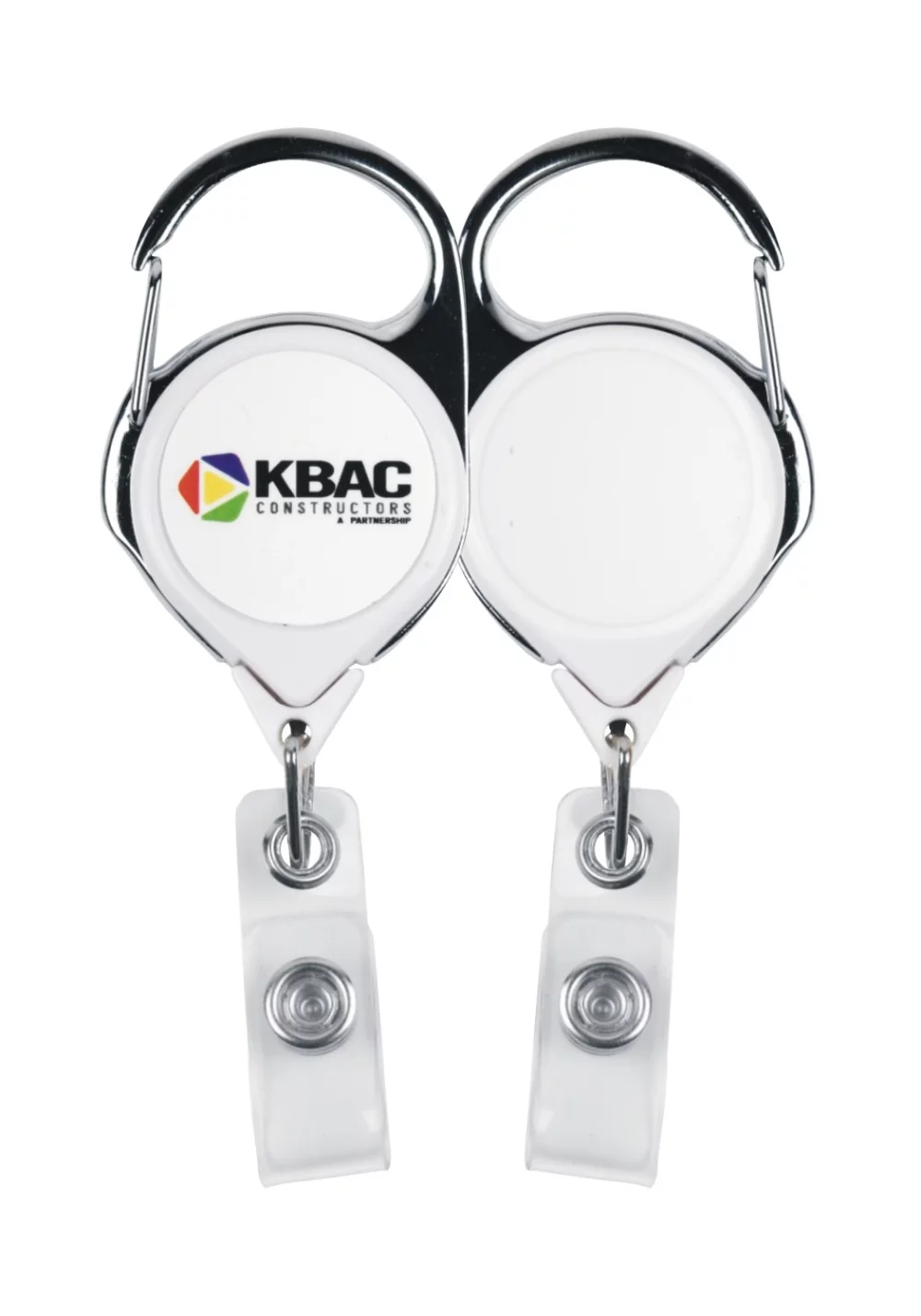 Retractable Holder Carabiner - Printed 4 color process