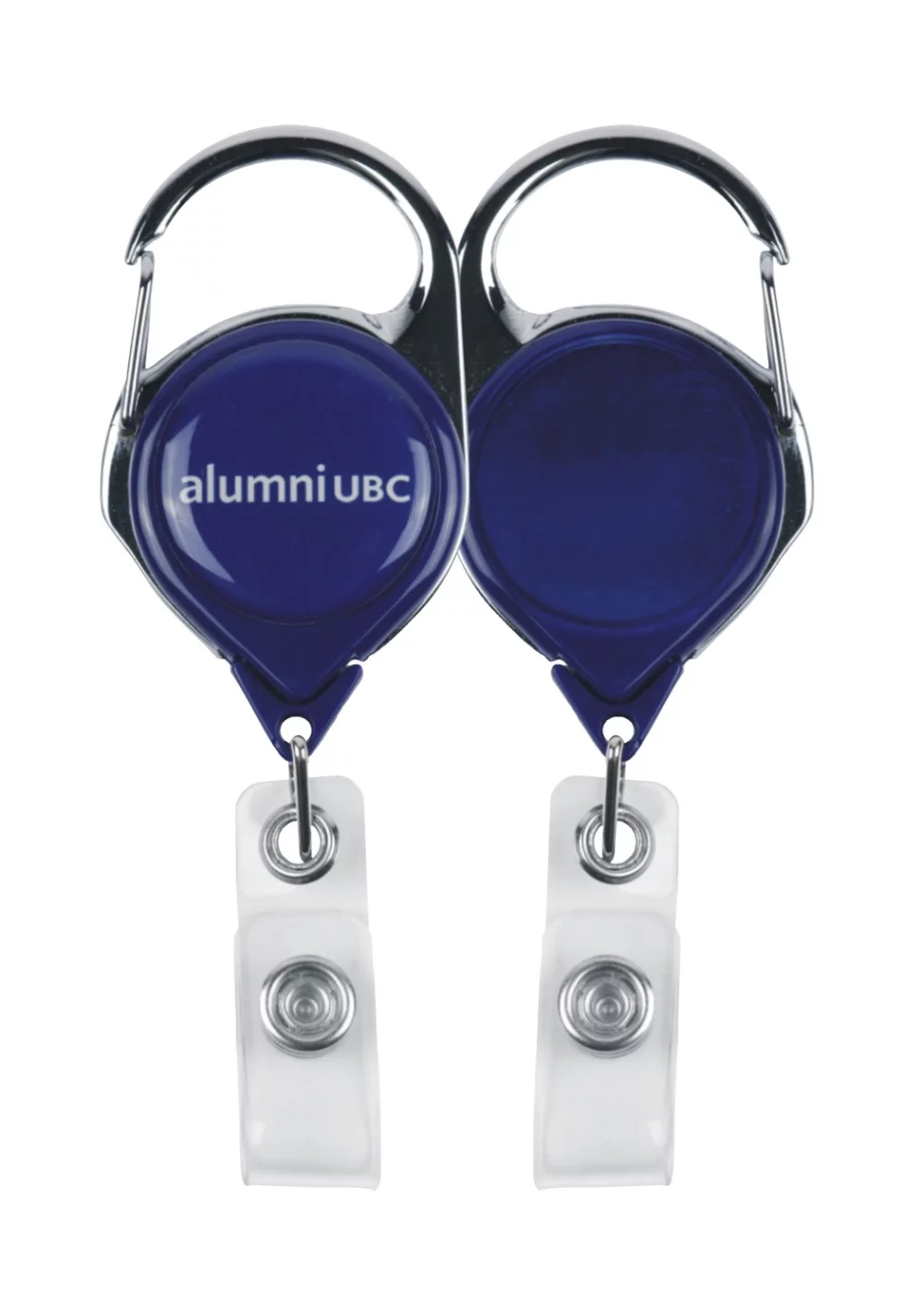 Retractable Holder Carabiner - Printed 4 color process and epoxy dome