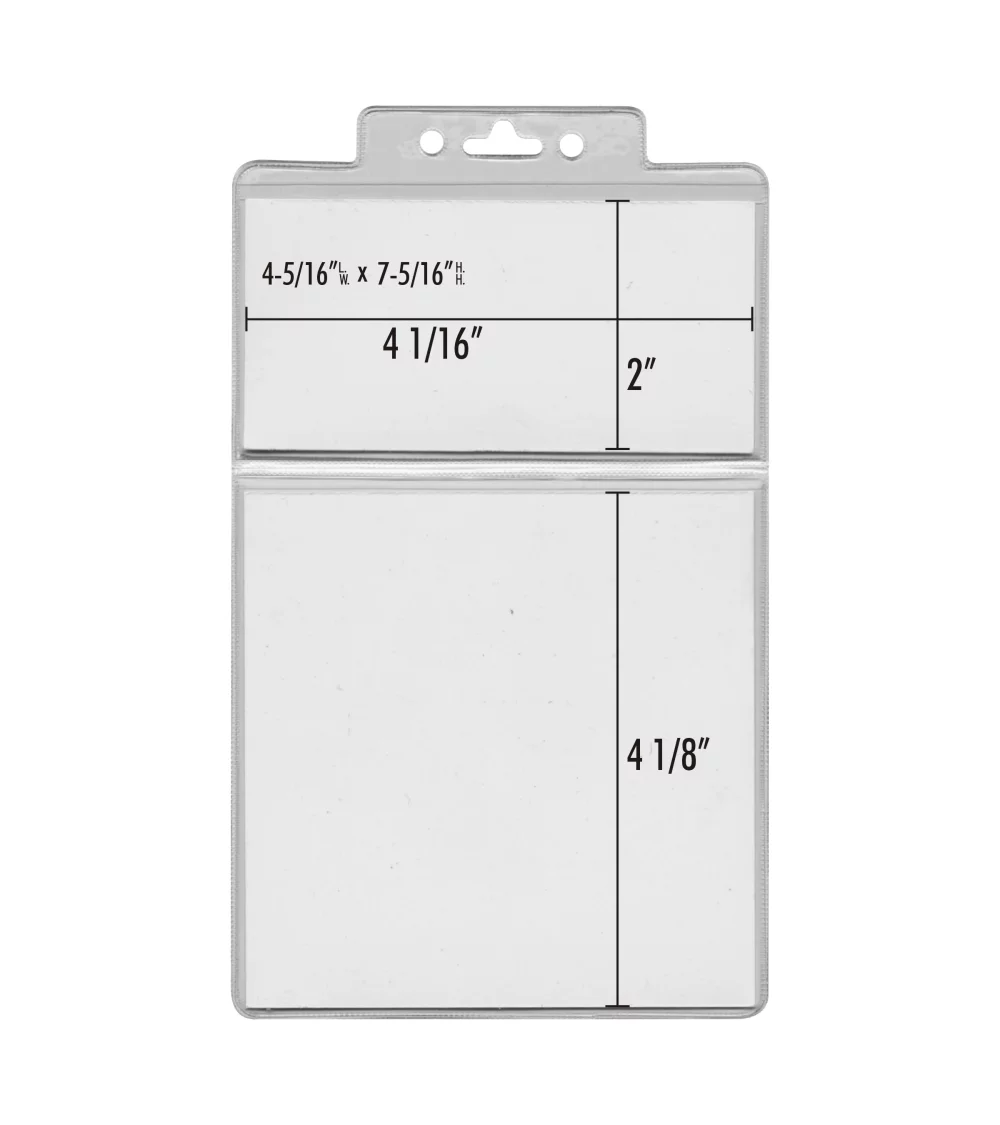 Porte-badge en vinyle, pochette de convention ''2-en-1''