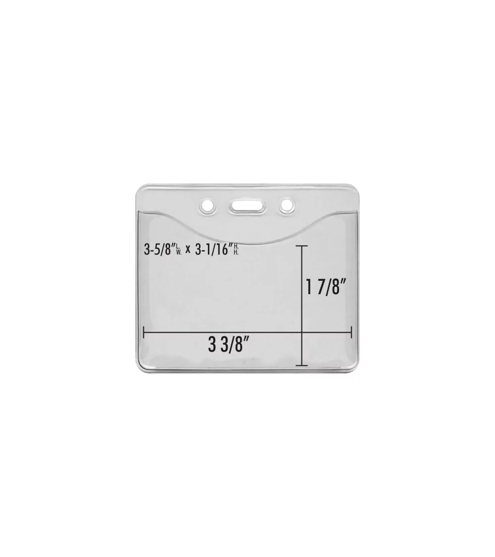 ID badge holder Enviro-friendly convention pouch ''H''