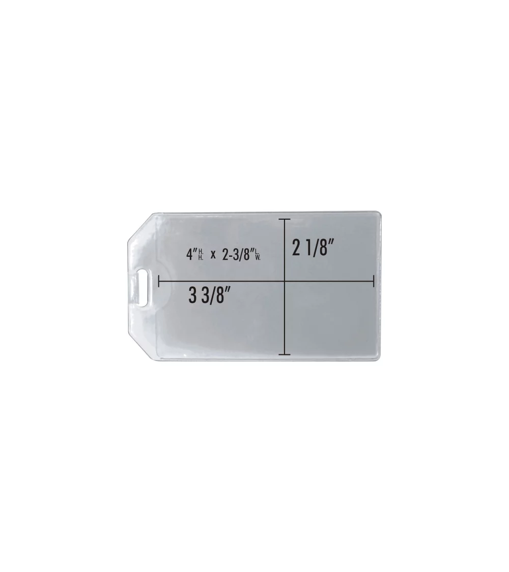 ID badge holder Static Free Rigid