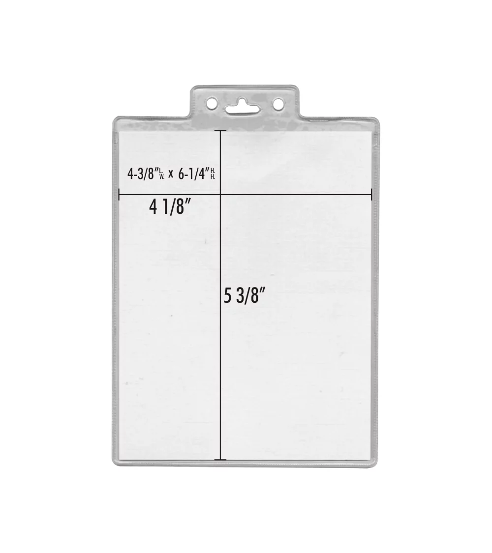 ID badge holder Vinyl convention pouch