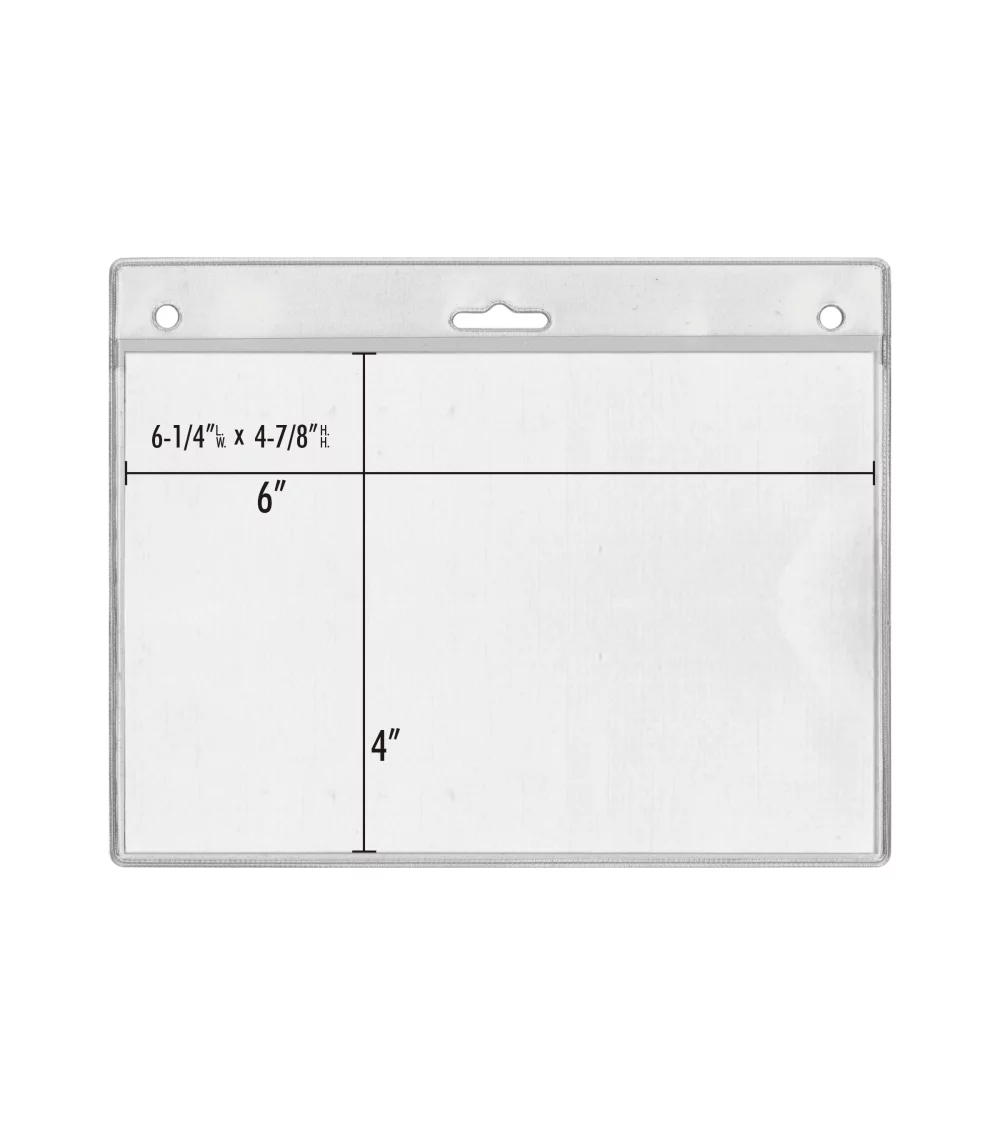 ID badge holder Vinyl convention pouch