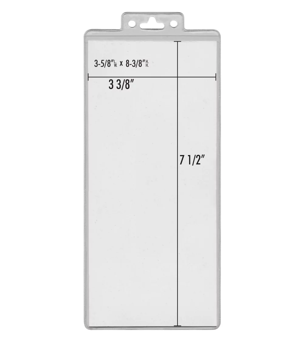 ID badge holder Vinyl convention pouch