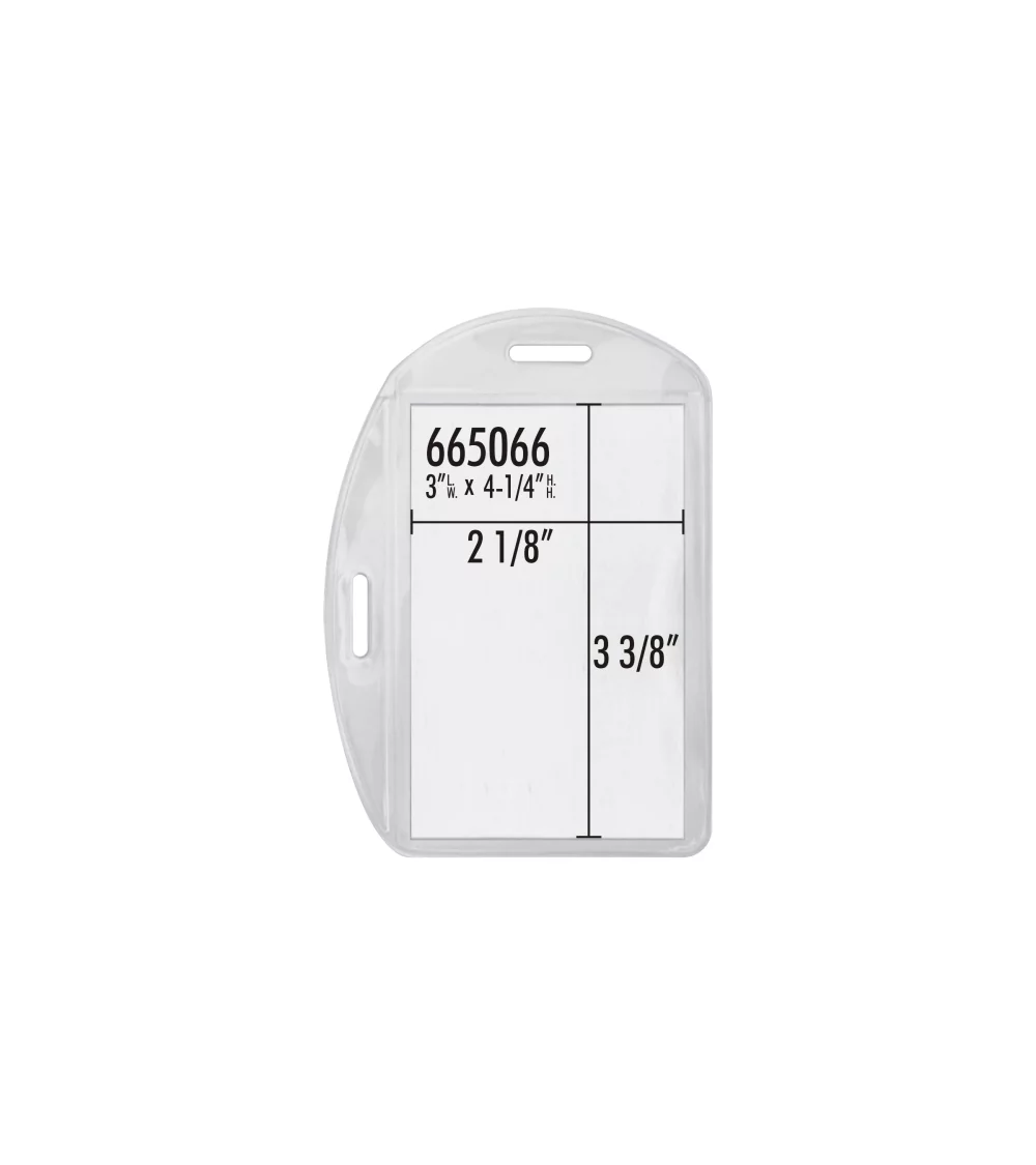 ID badge holder Vinyl convention pouch