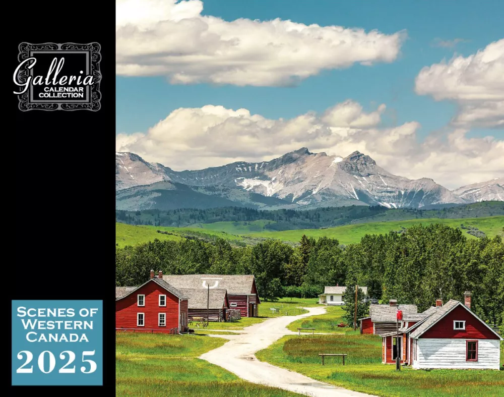 Calendrier mural Galleria 2025 Scènes de l'Ouest du Canada