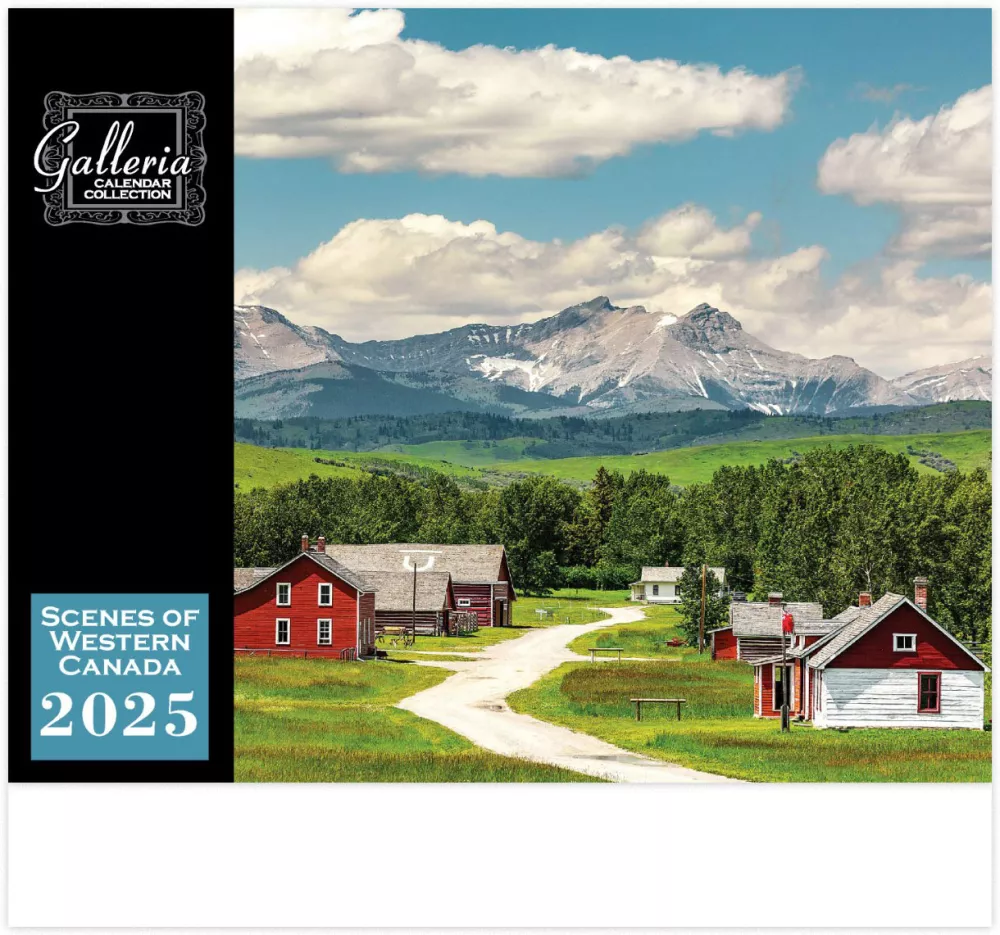 Calendrier mural Galleria 2025 Scènes de l'Ouest du Canada