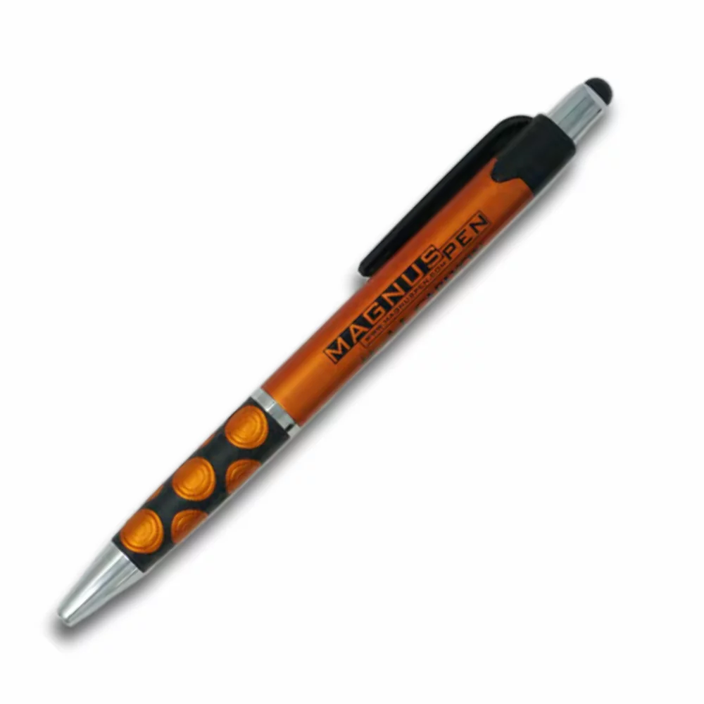 Stylos à action de piston en plastique Carlyon avec stylet PDA (3-5 jours)
