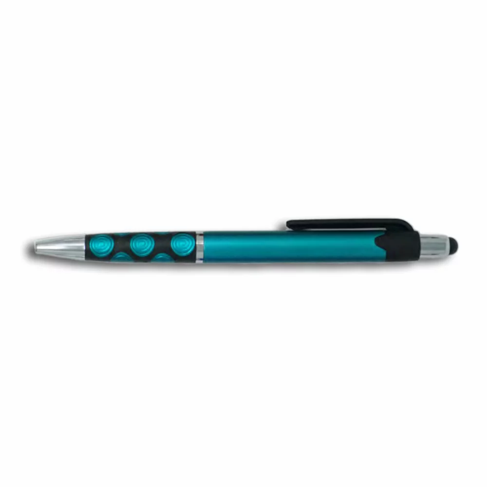 Stylos à action de piston en plastique Carlyon avec stylet PDA (3-5 jours)