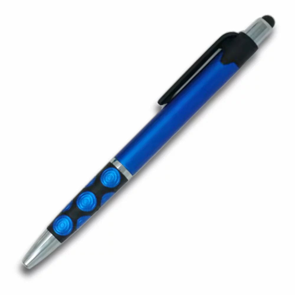 Stylos à action de piston en plastique Carlyon avec stylet PDA (3-5 jours)