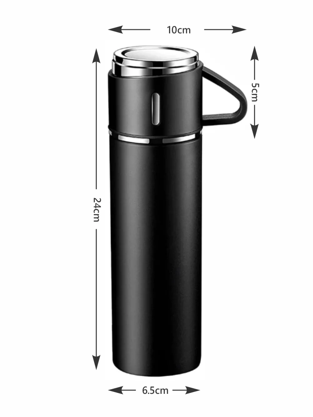 Flasque sous vide Thermos avec 2 tasses à boire (3-5 jours) NEUF
