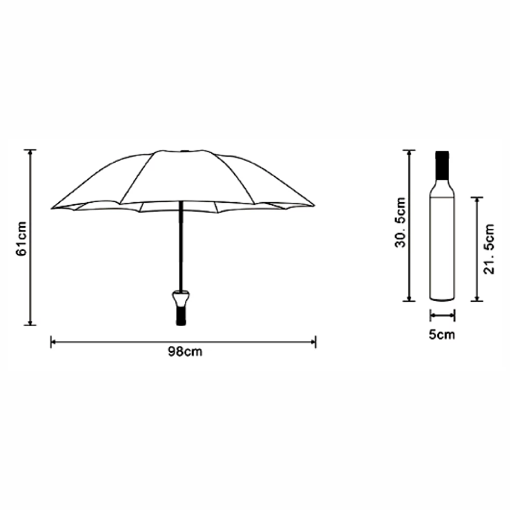 Wine Bottle Umbrella