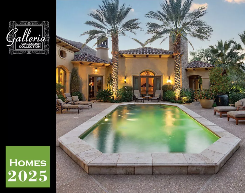 Calendrier mural Galleria 2025 Maisons