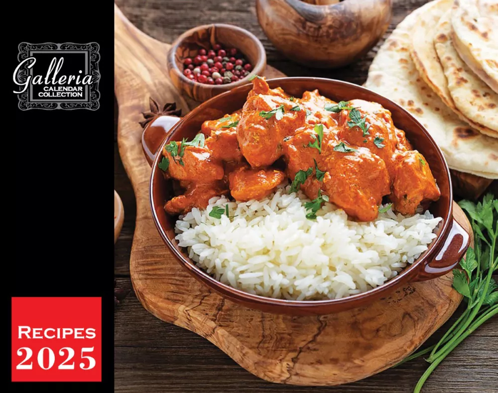 Calendrier mural Galleria 2025 Recettes