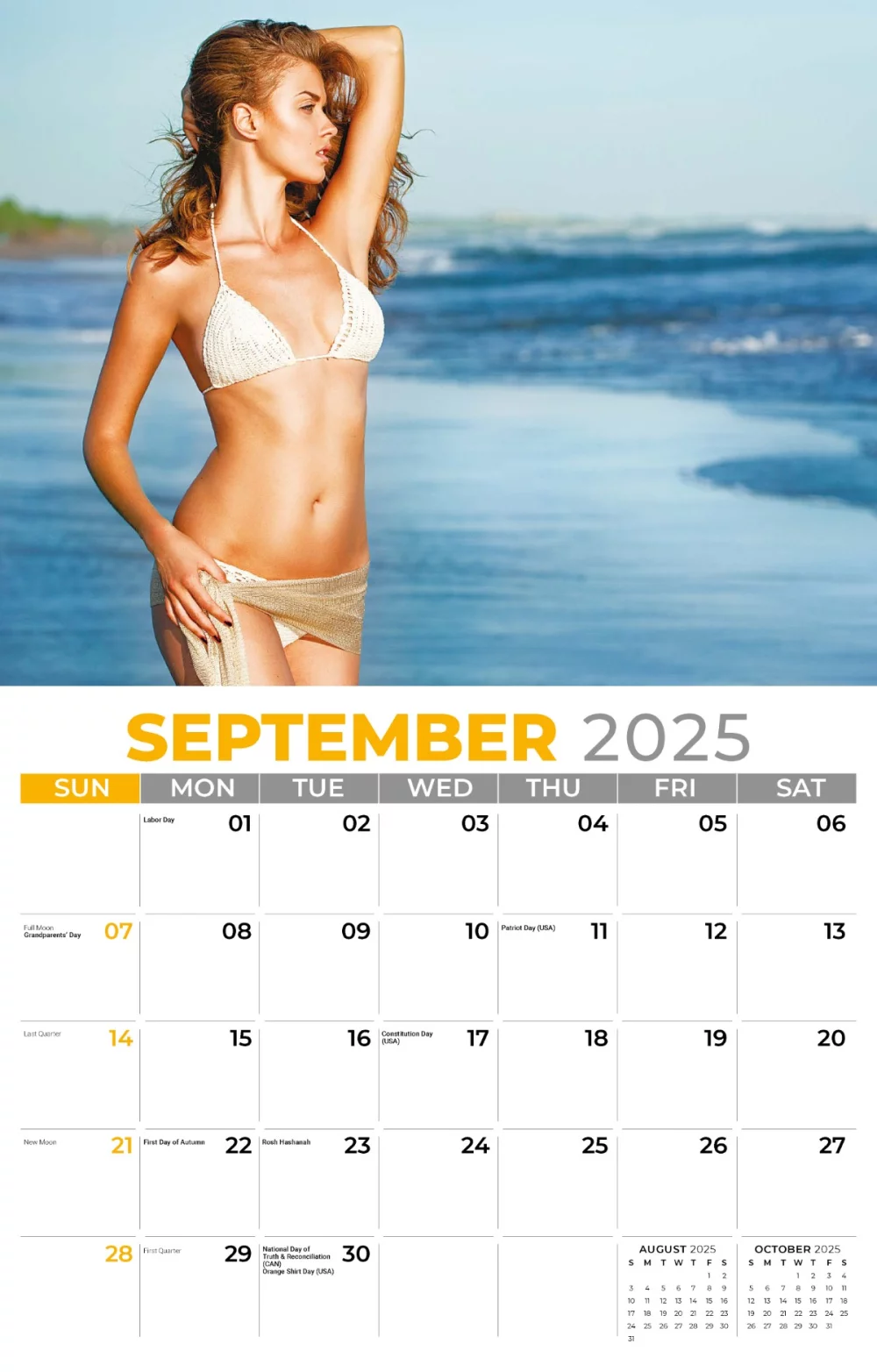 Calendrier mural Galleria 2025 Maillots de bain