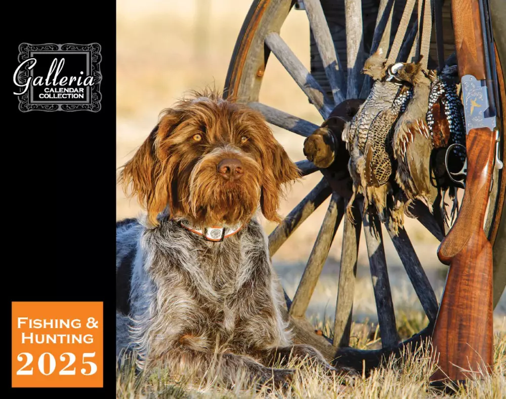 Calendrier mural Galleria 2025 Pêche et Chasse