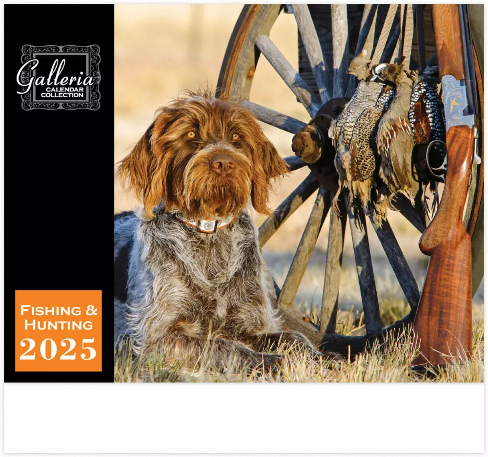 Calendrier mural Galleria 2025 Pêche et Chasse