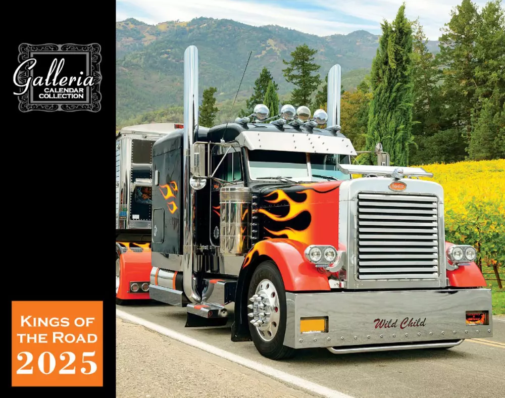 Calendrier mural Galleria 2025 Rois de la Route