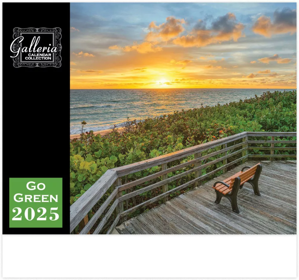 Calendrier mural Galleria 2025 Calendrier Go Green