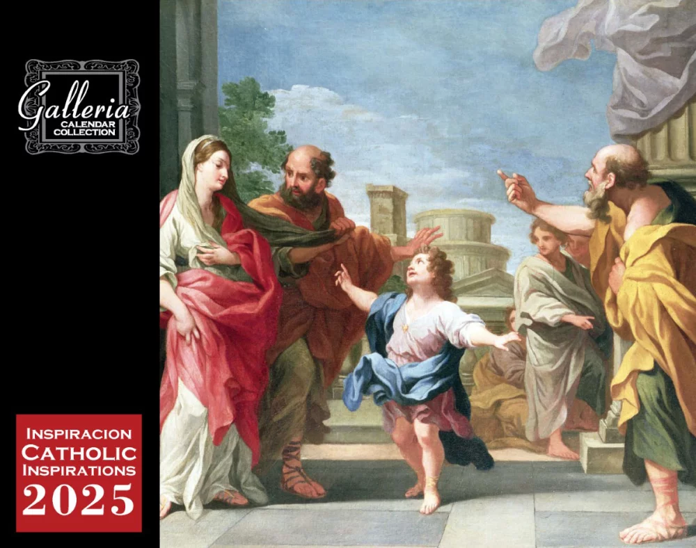 Calendrier mural Galleria 2025 Inspirations catholiques SP/ANG