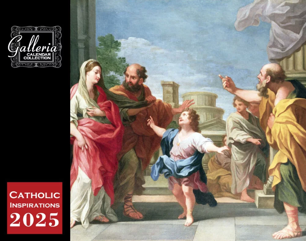 Calendrier mural Galleria 2025 Inspirations catholiques Ang.