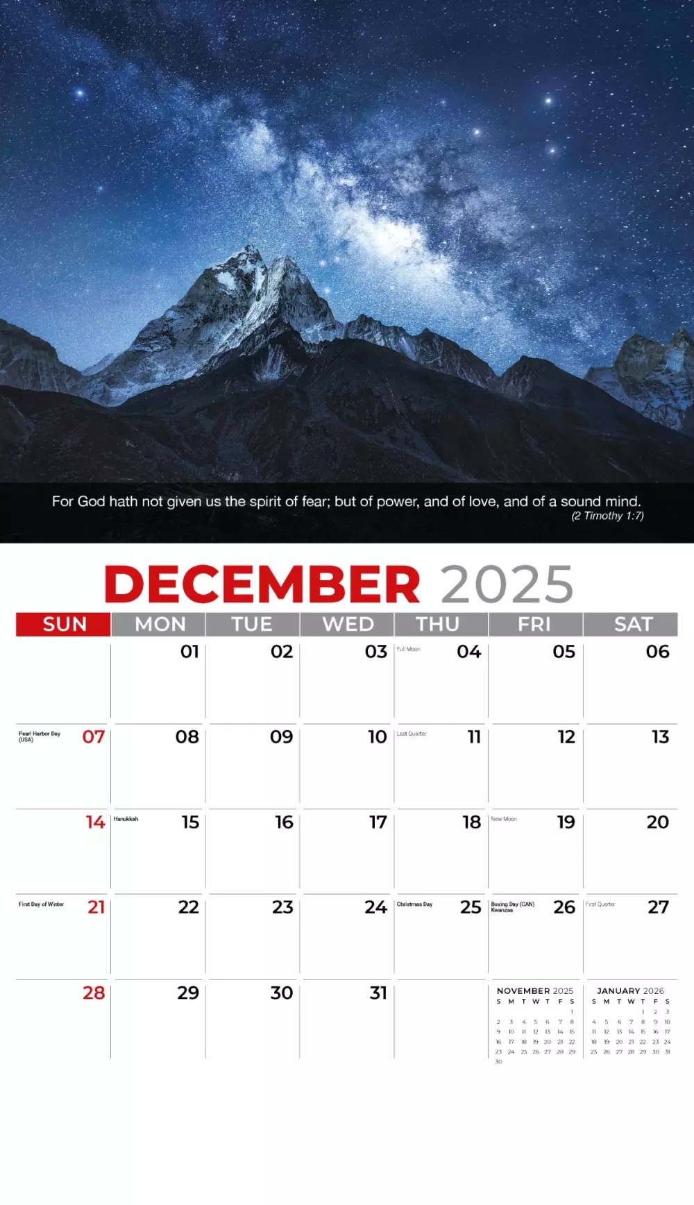 Collection Galleria 2025 Passages de la Foi Ang.