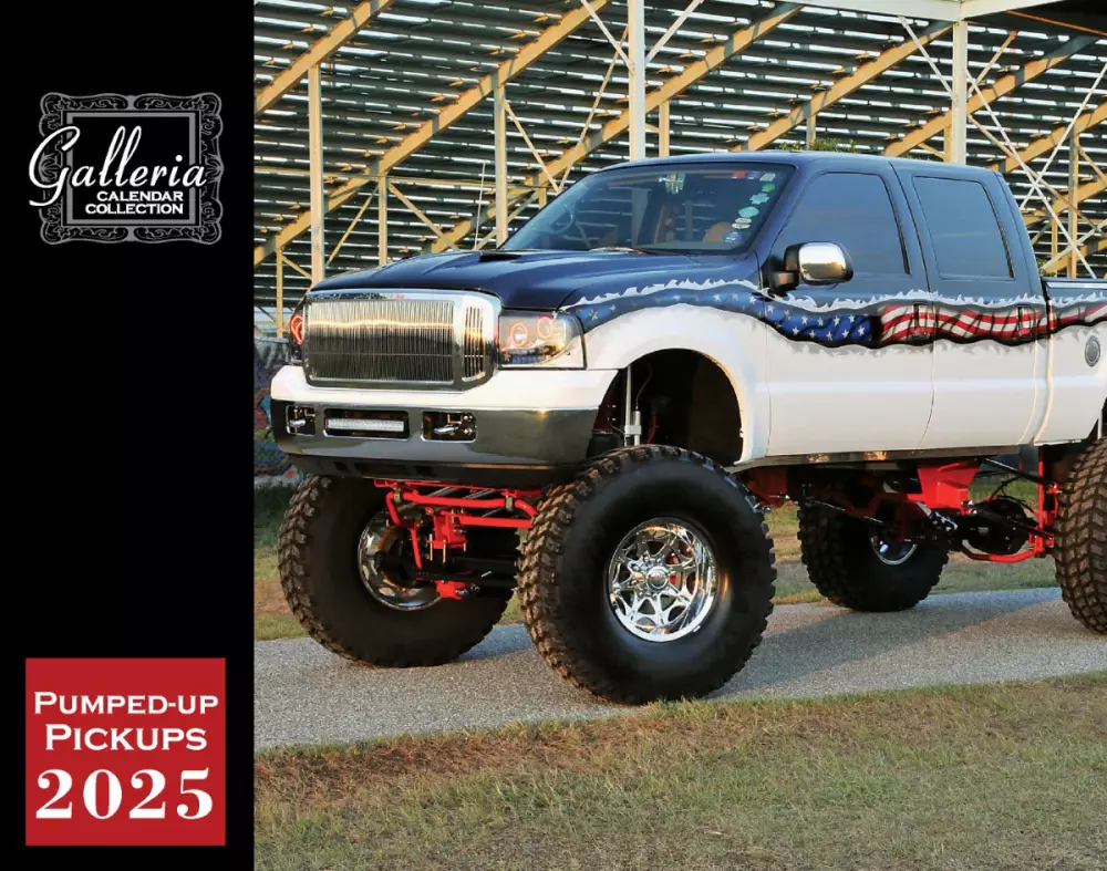 Calendrier mural Galleria 2025 Pickups surélevés